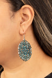 MANDALA Effect - Blue - Paparazzi Accessories - Earring