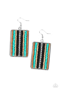 Beadwork Wonder - Black - Paparazzi Accessories - Earring