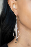 Shape Shifting Shimmer - Silver - Paparazzi Accessories - Earring