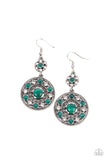 Party at My PALACE - Green - Paparazzi Accessories - Earring