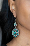 Party at My PALACE - Green - Paparazzi Accessories - Earring