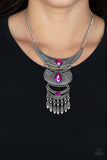 Lunar Enchantment - Pink - Paparazzi Accessories - Necklace