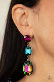 Extra Envious - Multi - Paparazzi Accessories - Earring