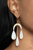 Atlantis Ambience - Gold - Paparazzi Accessories - Earring