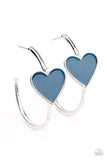 Kiss Up - Blue - Paparazzi Accessories - Earring - Jewelry with Erin Binford