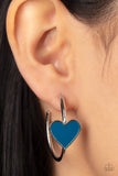 Kiss Up - Blue - Paparazzi Accessories - Earring - Jewelry with Erin Binford