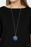 Iridescently Influential - Blue - Paparazzi Accessories - Necklace