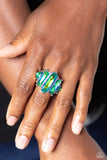 Iridescently Interstellar - Green - Paparazzi Accessories - Ring