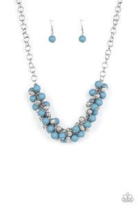 Party Procession - Blue - Paparazzi Accessories - Necklace