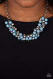 Party Procession - Blue - Paparazzi Accessories - Necklace