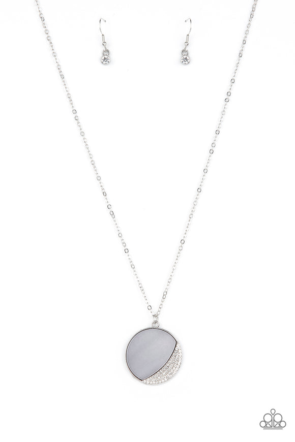 Oceanic Eclipse - Silver - Paparazzi Accessories - Necklace