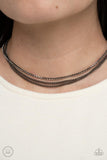 Glitzy Gusto - Black - Paparazzi Accessories - Necklace