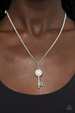 Prized Key Player - Pink - Paparazzi Accessories - Necklace