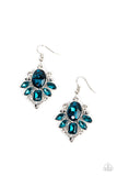 Glitzy Go-Getter - Blue- Paparazzi Accessories- Earring