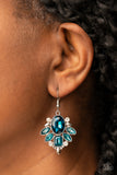 Glitzy Go-Getter - Blue- Paparazzi Accessories- Earring