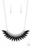 Flauntable Flamboyance - Black- Paparazzi Accessories - Necklace