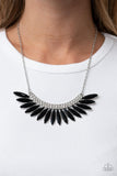 Flauntable Flamboyance - Black- Paparazzi Accessories - Necklace