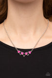 Pyramid Prowl - Pink - Paparazzi Accessories - Necklace