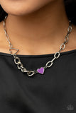 Little Charmer - Purple - Paparazzi Accessories - Necklace