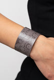 Rosy Wrap Up - Silver - Paparazzi Accessories - Bracelet