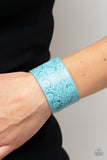 Rosy Wrap Up - Blue - Paparazzi Accessories - Bracelet