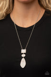 Hidden Cove - White - Paparazzi Accessories - Necklace