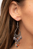 Adobe Air - Silver - Paparazzi Accessories - Earring