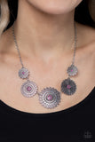 Marigold Meadows - Pink - Paparazzi Accessories- Necklace