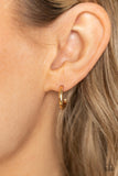 Small-Scale Shimmer - Gold - Paparazzi Accessories - Earring