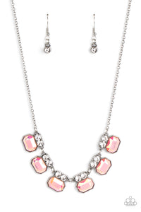 Interstellar Inspiration - Pink - Paparazzi Accessories - Necklace