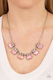 Interstellar Inspiration - Pink - Paparazzi Accessories - Necklace