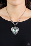 Heart Full of Fabulous - Blue - Paparazzi Accessories - Necklace