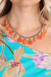 Fairytale Fortuity - Orange - Paparazzi Accessories - Necklace