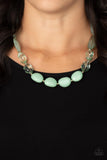 Private Paradise - Green - Paparazzi Accessories - Necklace