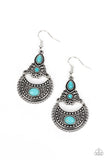 Sahara Samba - Blue - Paparazzi Accessories - Earring