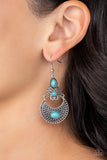 Sahara Samba - Blue - Paparazzi Accessories - Earring