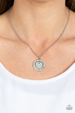 Heart Full of Faith - White - Paparazzi Accessories - Necklace