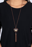 Prismatic Passion - Copper - Paparazzi Accessories - Necklace