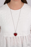 Prismatically Twitterpated - Red - Paparazzi Accessories - Necklace