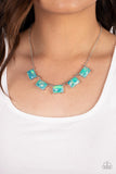 Opalescent Oblivion - Blue - Paparazzi Accessories - Necklace