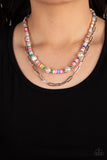 Tidal Trendsetter - Multi - Paparazzi Accessories - Necklace