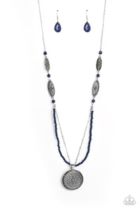 Garden of Grace - Blue - Paparazzi Accessories - Necklace