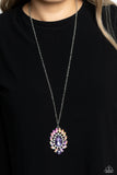 Over the TEARDROP - Purple - Paparazzi Accessories - Necklace