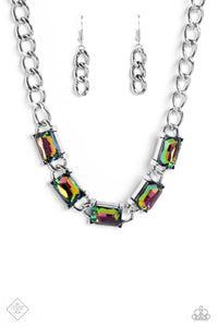 Radiating Review - Multi - Paparazzi Accessories- Necklace