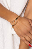 Elven Elegance - Gold - Paparazzi Accessories - Bracelet