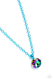 Las Vegas DIP - Blue - Paparazzi Accessories - Necklace