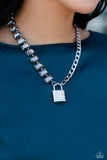 LOCK and Roll - Silver - Paparazzi Accesories- Necklace