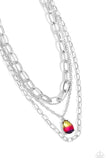 Teardrop Tiers - Multi - Paparazzi Accessories - Necklace