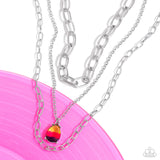 Teardrop Tiers - Multi - Paparazzi Accessories - Necklace