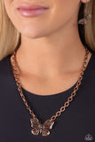 Midair Monochromatic - Copper - Paparazzi Accessories - Necklace